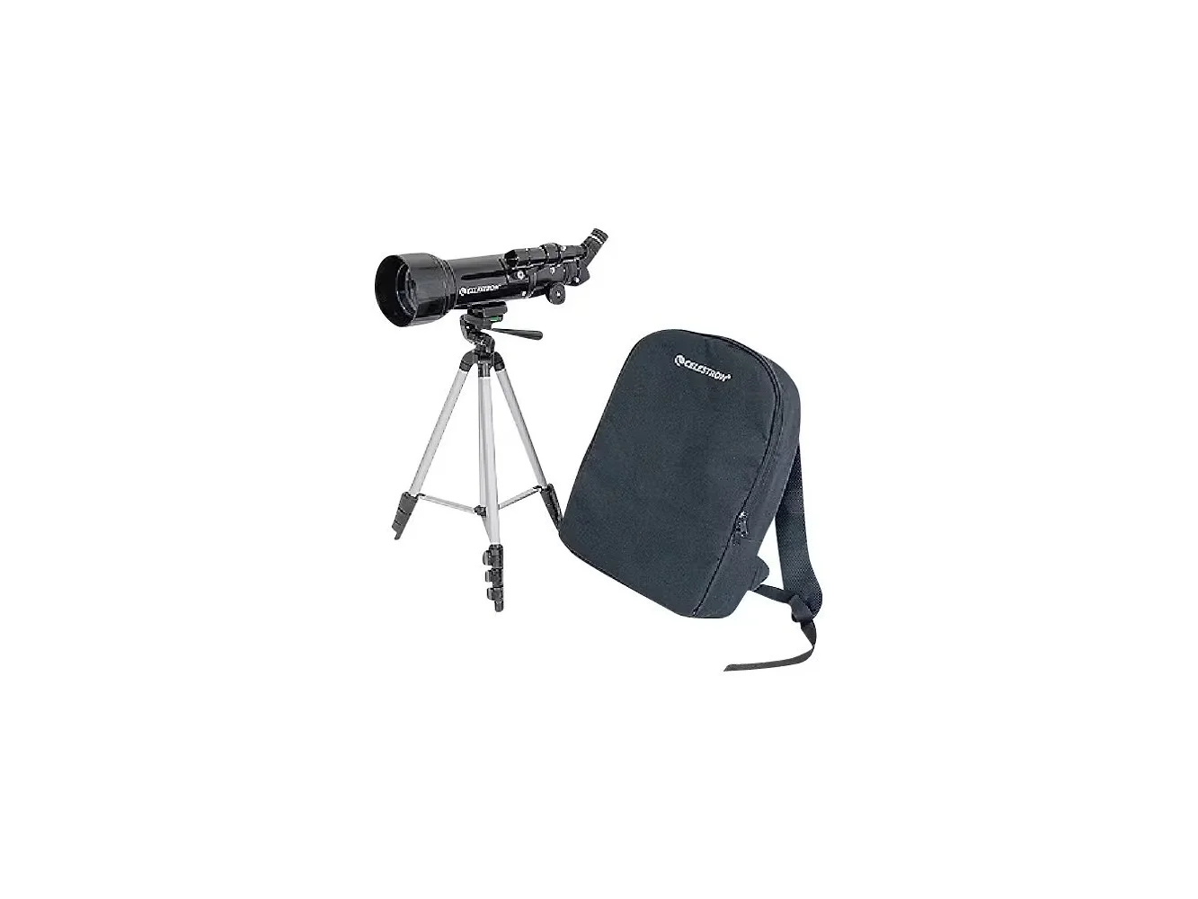 **Celestron - Travel Scope 70 Portable Telescope - Black**