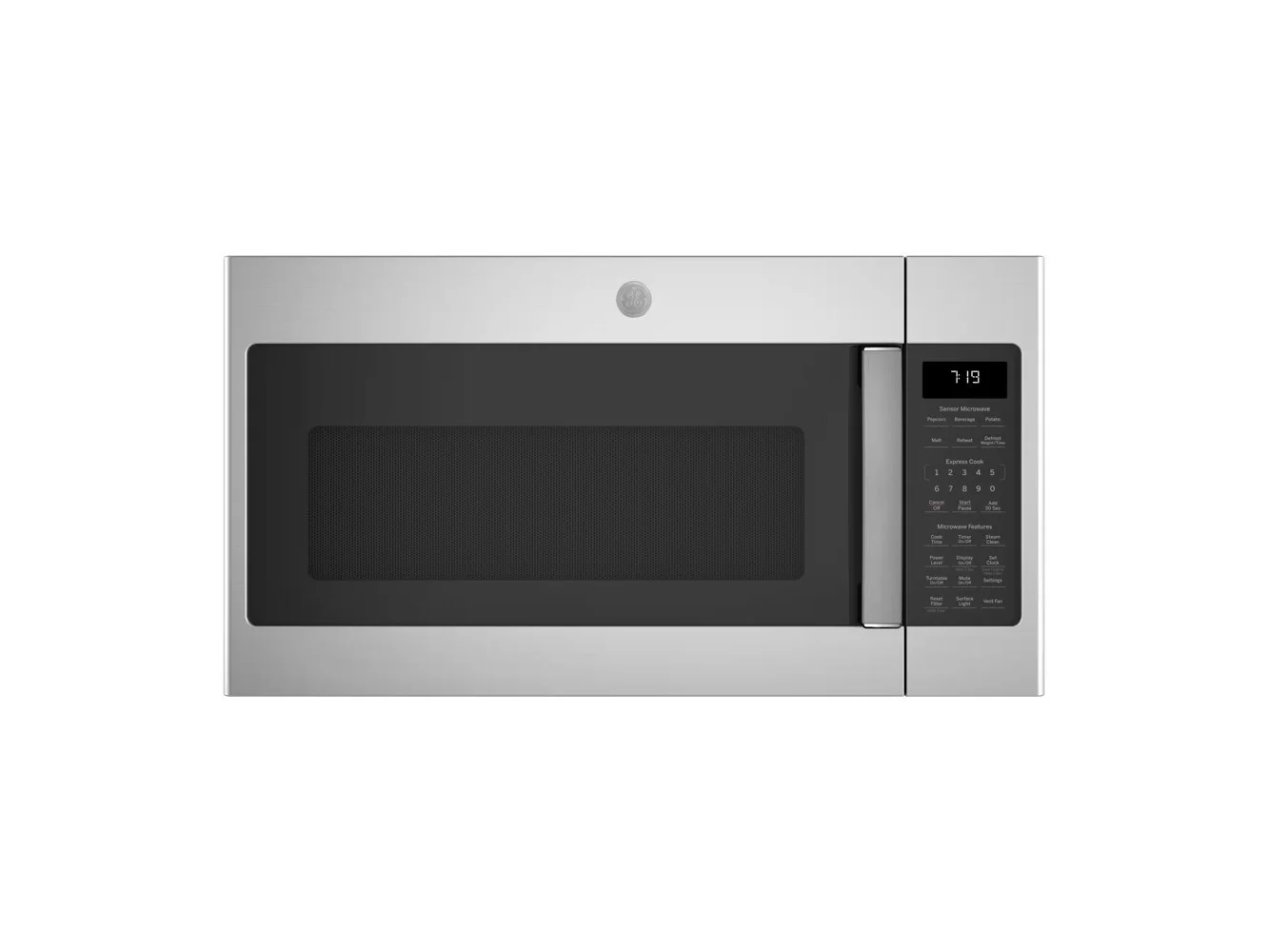 **GE - 1.9 Cu. Ft. Over-the-Range Microwave with Sensor Cooking and Steam Cleaning - Stainless Steel**