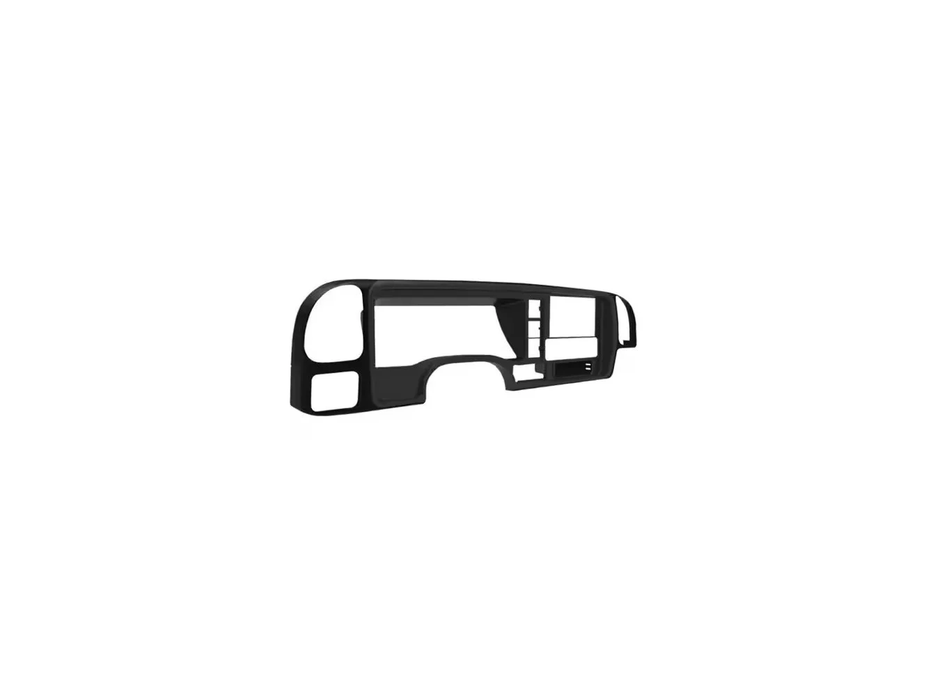 **Metra - Dash Kit for Select 1995-2000 Chevrolet GMC Suburban Yukon Pickup Fullsize DDIN - Black**