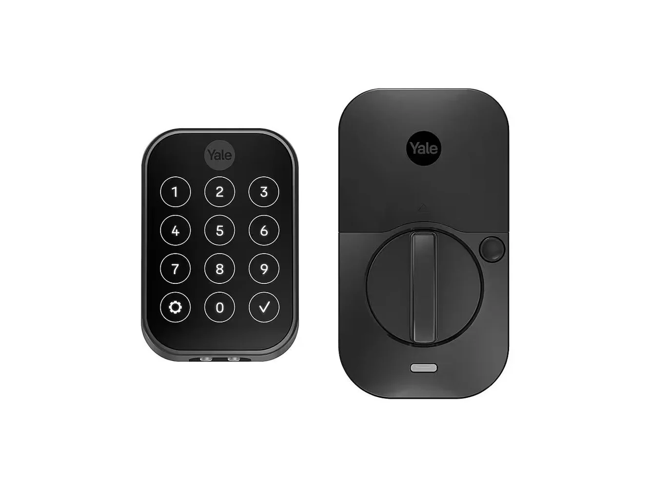 **Yale - Assure Lock 2 - Smart Lock Keyless Wi-Fi Deadbolt with APPLE HOME KEYS | Touchscreen Keypad Access - Black Suede**