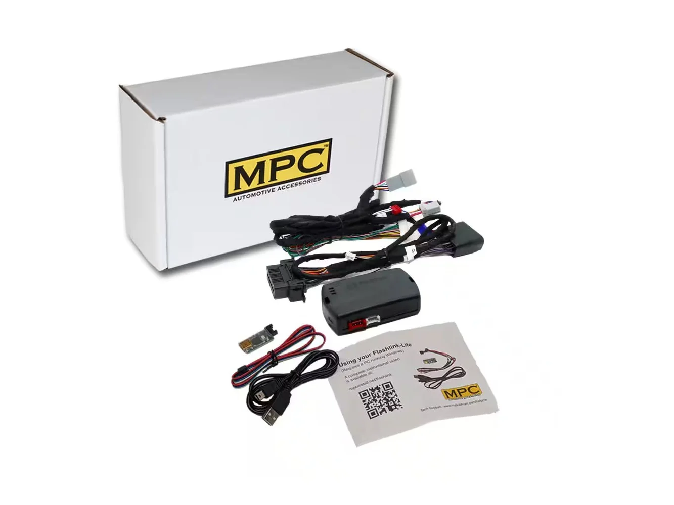 **MPC - Plug-n-Play 4 Button Remote Start For 2017-2018 Jeep Compass - Push-to-Start - Black**