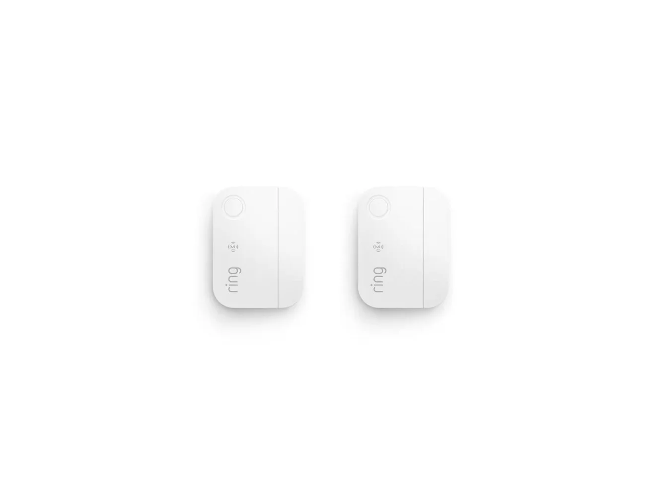 **Ring - Window-Door Sensor Instant notifications on Amazon Sidewalk, no base station needed, Pro Monitoring sold separately 2pk - White**