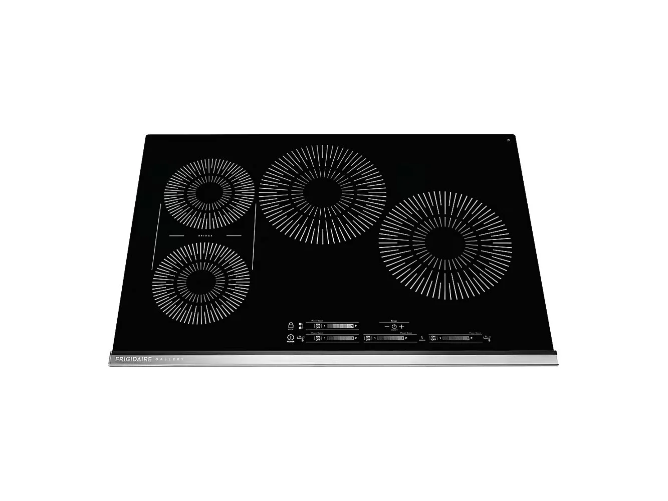 **Frigidaire - Gallery 30 in. Wide 4 Elements Built-in Electric Induction Cooktop - Black**