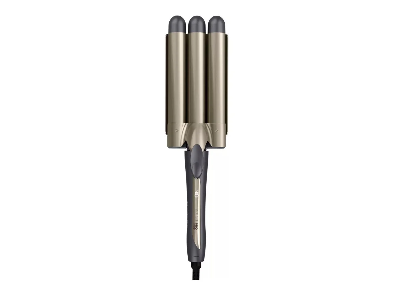 **Conair - InfinitiPRO Tourmaline Ceramic Triple Barrel Waver - Gray**