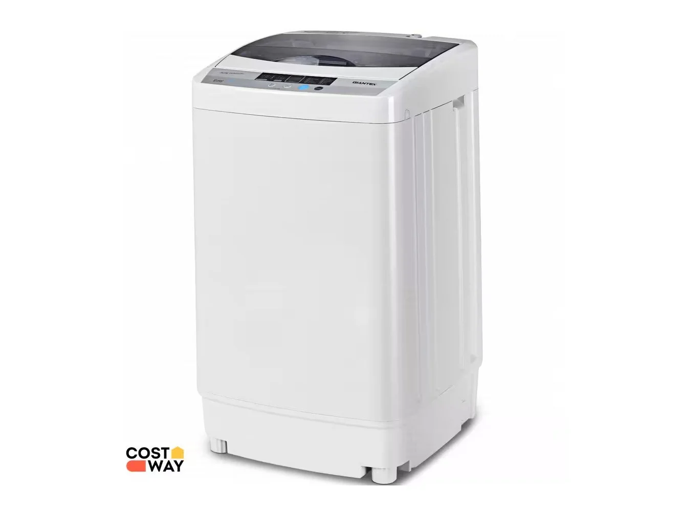 **Portable Compact Washing Machine 1.3 Cu. Ft. Spin Washer Drain Pump 8 Water Level**
