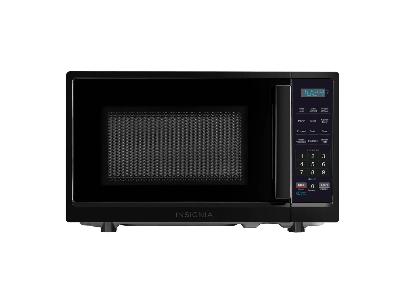 **Insignia™ - .7 Cu. Ft. Compact Microwave - Black**