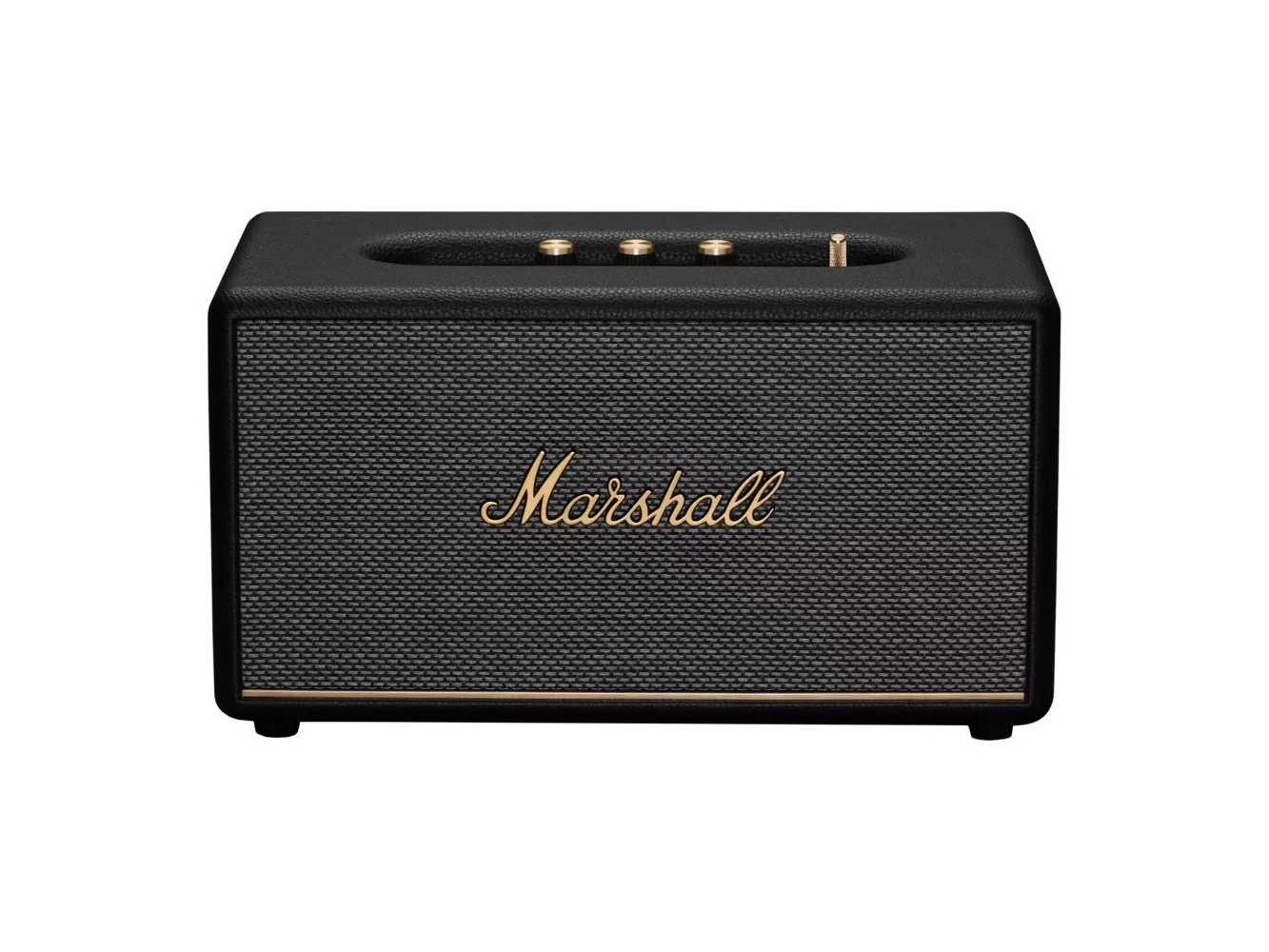 **Marshall - Stanmore III Bluetooth Home Speaker with Bass / Treble / Volume Controls and 3.5 mm Auxiliary / RCA Inputs - Black**