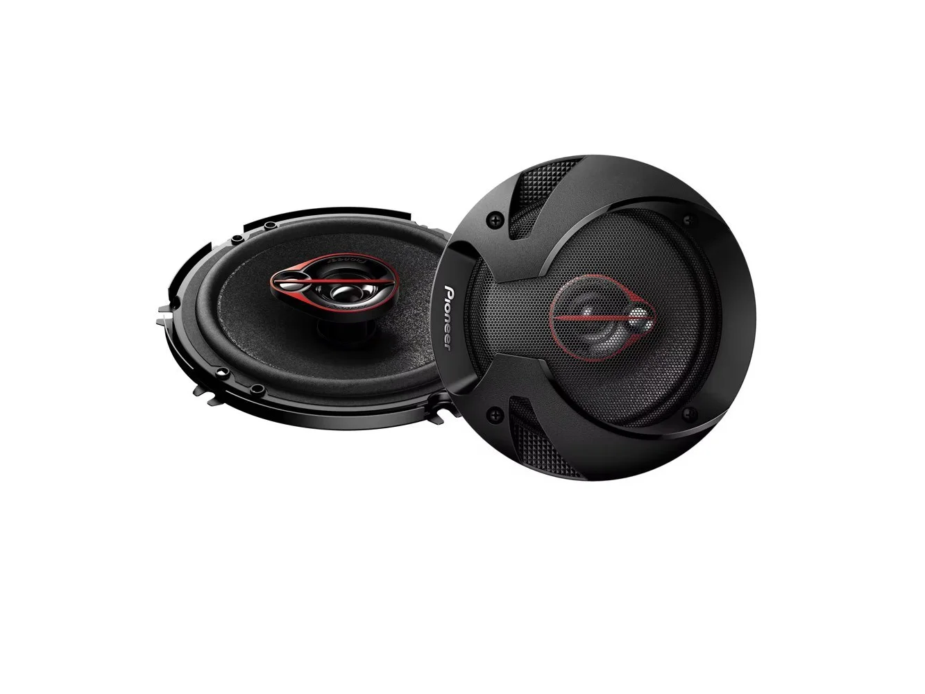 **Pioneer - 6-1/2" - 3-way, 300 W Max Power, Coaxial Speakers (pair) - Black**