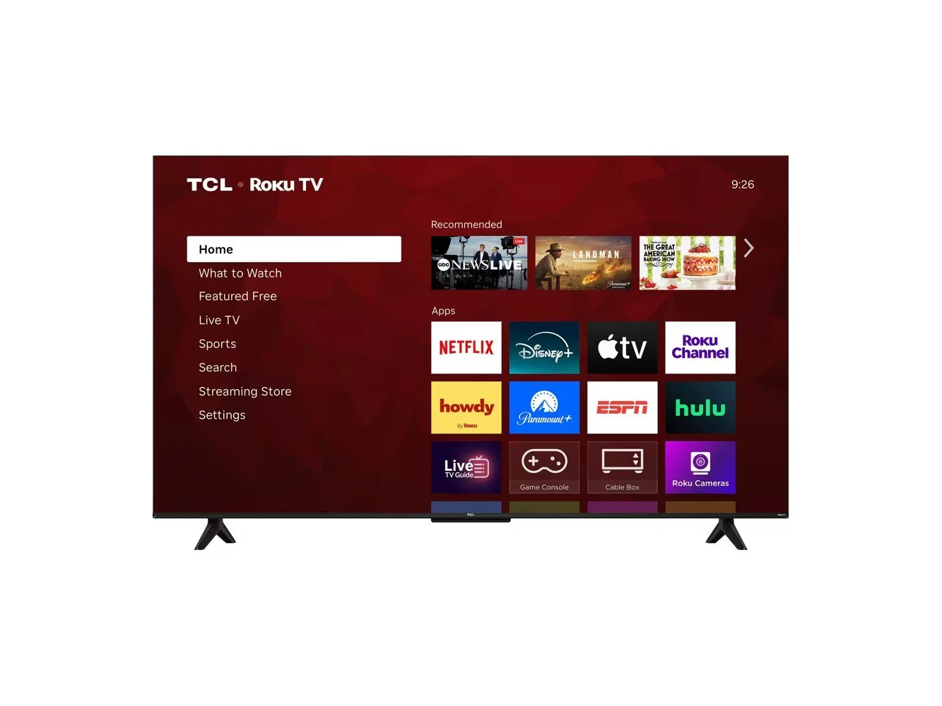 **TCL - 55" Class S-Series 4K UHD HDR LED Smart TV with Roku TV (2026)**