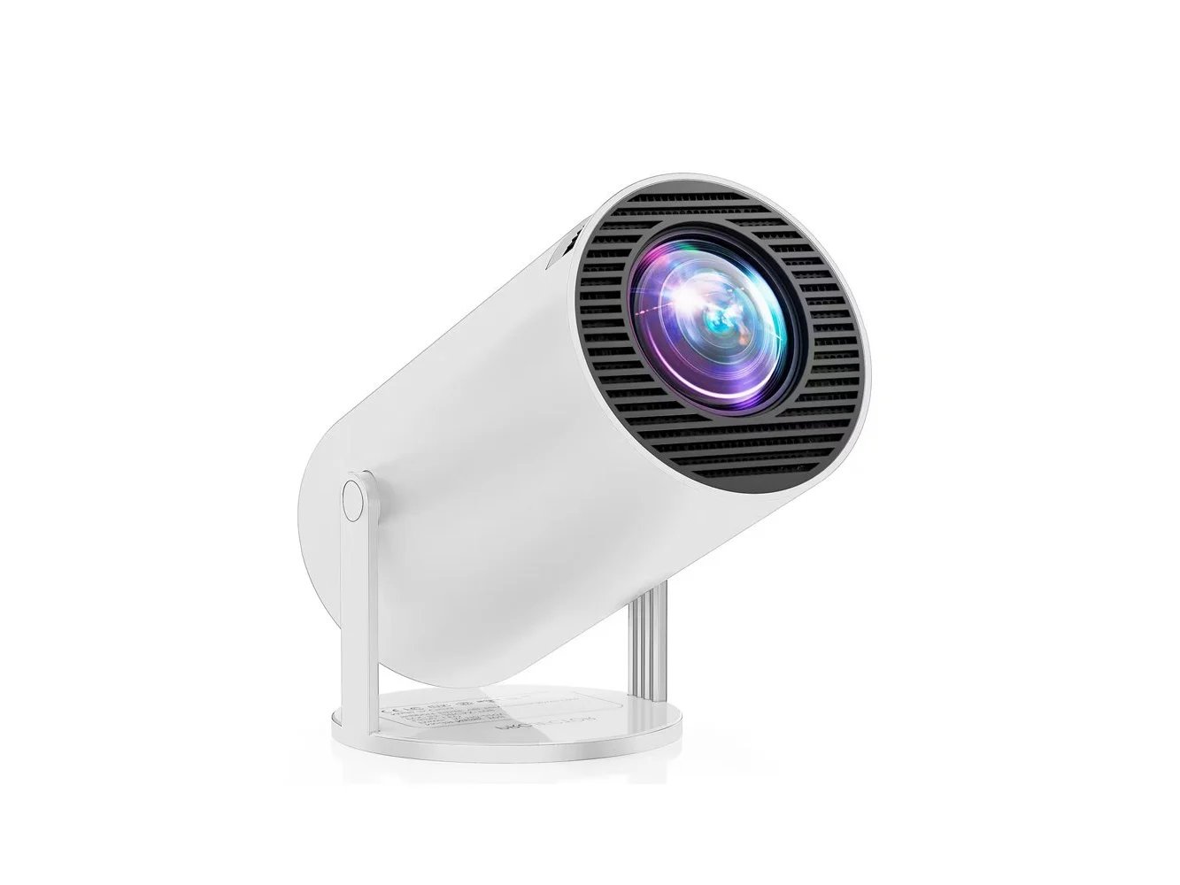 **COQOOL - Projector 1080P Full HD, Mini Projector Smart for Movie Projection Compatible with Phone - White**