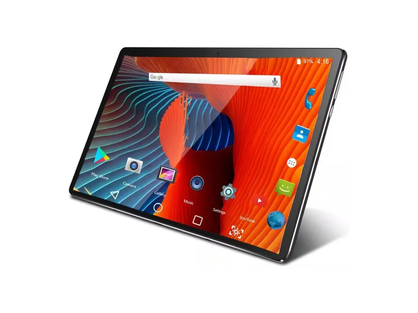 **Qukenk - 2026 Newest Android 14 Tablet - 10.1 Inch Screen, 128GB + 14GB RAM, Octa-Core Processor, HD Display - Gray**