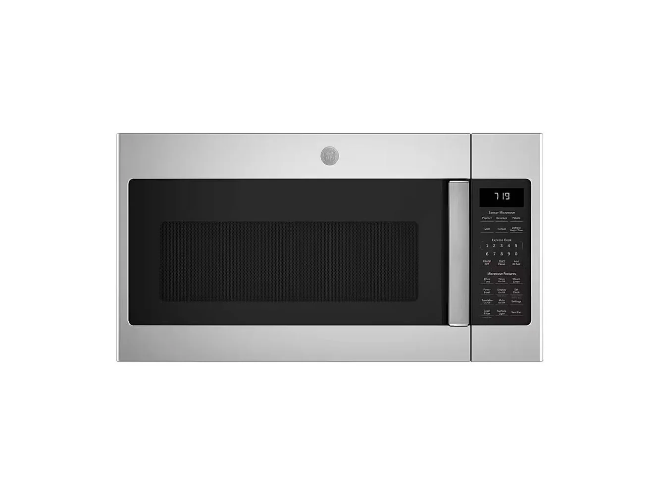 **GE - 1.9 Cu. Ft. Over-the-Range Microwave with Sensor Cooking and Steam Cleaning - Stainless Steel**