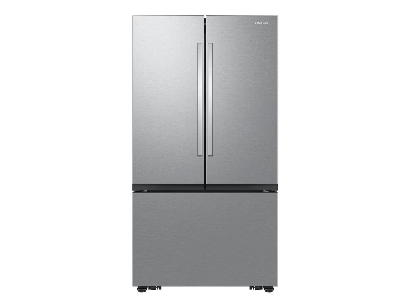 **Samsung - 36 in. Wide 32 cu. ft. 3-Door French Door Smart Refrigerator with Dual Auto Ice Maker - Stainless Steel**