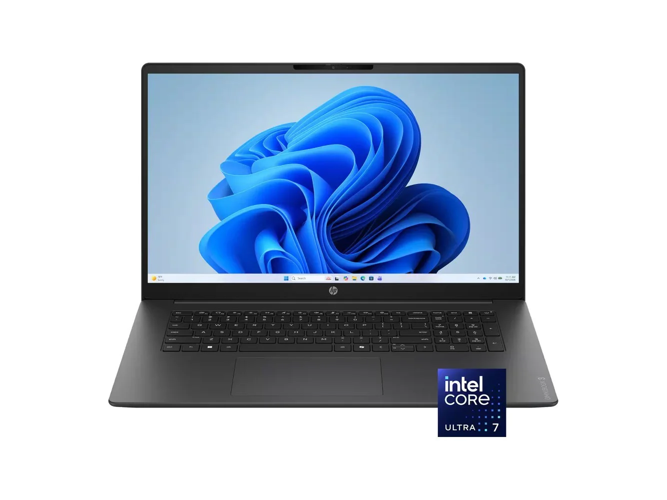 **HP - OmniBook 3 17.3" Full HD Laptop - Intel Core Ultra 7 (2025) - 16GB Memory - 512GB SSD - Mica Silver**