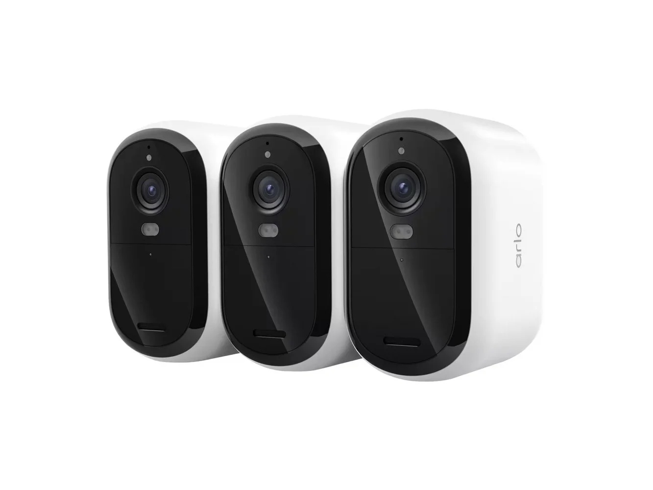 **Arlo - Essential XL Outdoor Security Camera 2K (3rd Gen, 2025 Release) - Wireless, 4x Longer Battery Life, 3-Cam - White**