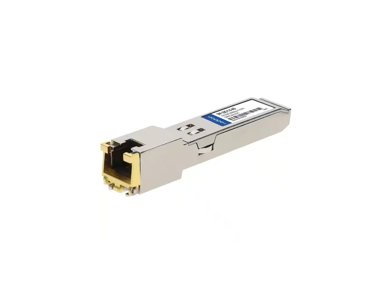 **AddOn - Cisco® SFP-10G-T-X Compatible TAA 100/1000/10000Base-TX SFP+ Transceiver (Copper, 30m, RJ-45, -5 to 85C) - For - White**