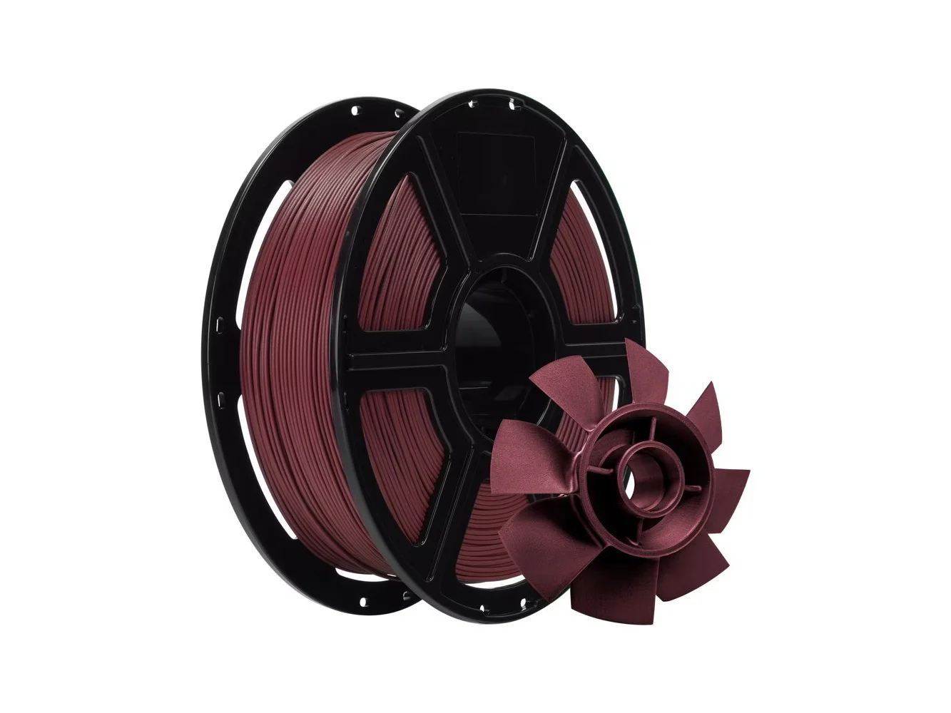 **Flashforge - Carbon Fiber PETG 3D Printer Filament-1.75mm-1kg (2.2 lbs) Spool - Marsala**