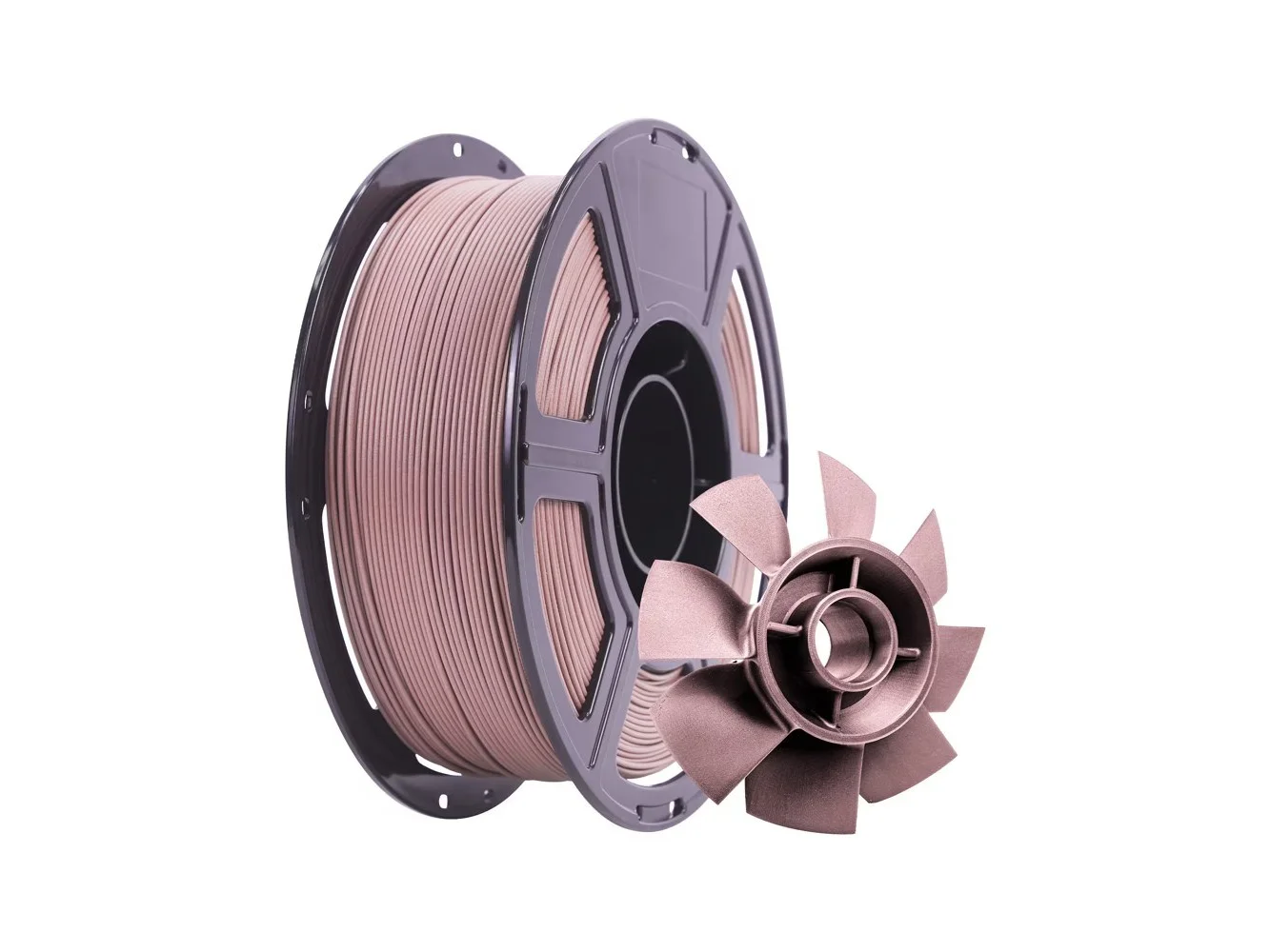 **Flashforge - Carbon Fiber PETG 3D Printer Filament-1.75mm-1kg (2.2 lbs) Spool - Dusty Pink**