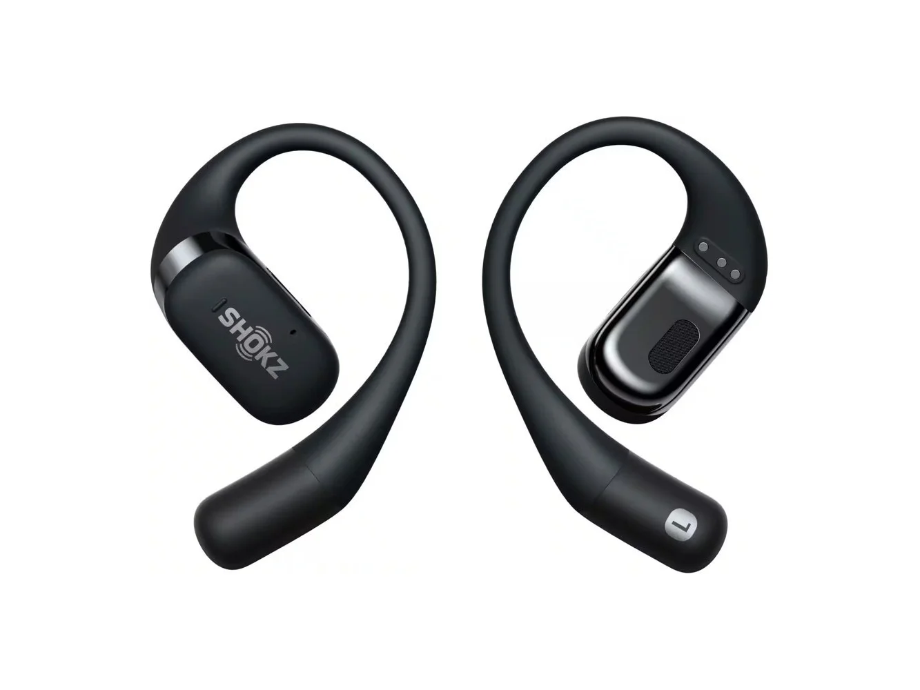 **Shokz - OpenFit Open-Ear True Wireless Earbuds - Black**
