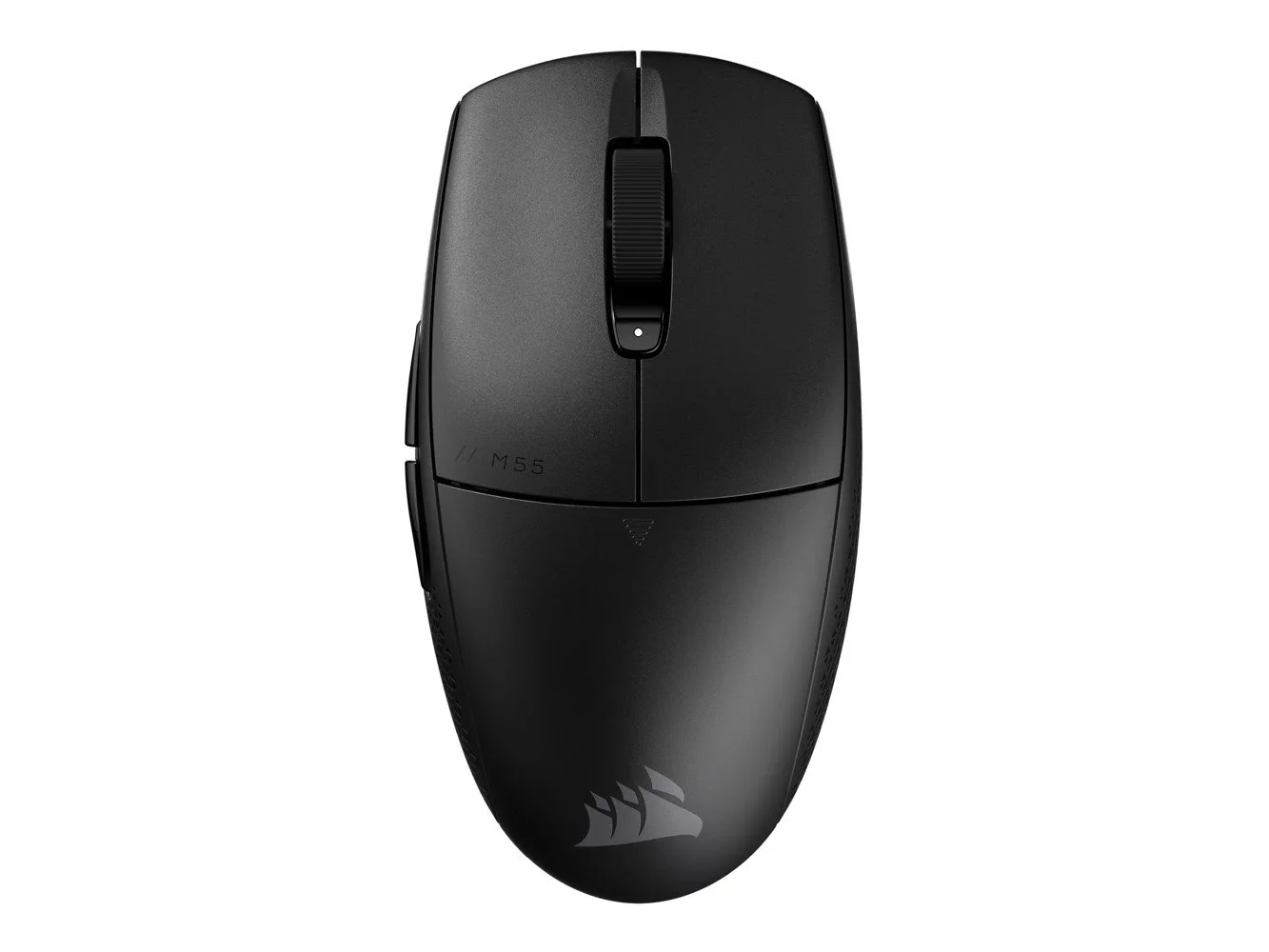 **CORSAIR - M55 Wireless FPS Optical Gaming Ambidextrous Mouse with Slipstream Technology - Wireless - Black**