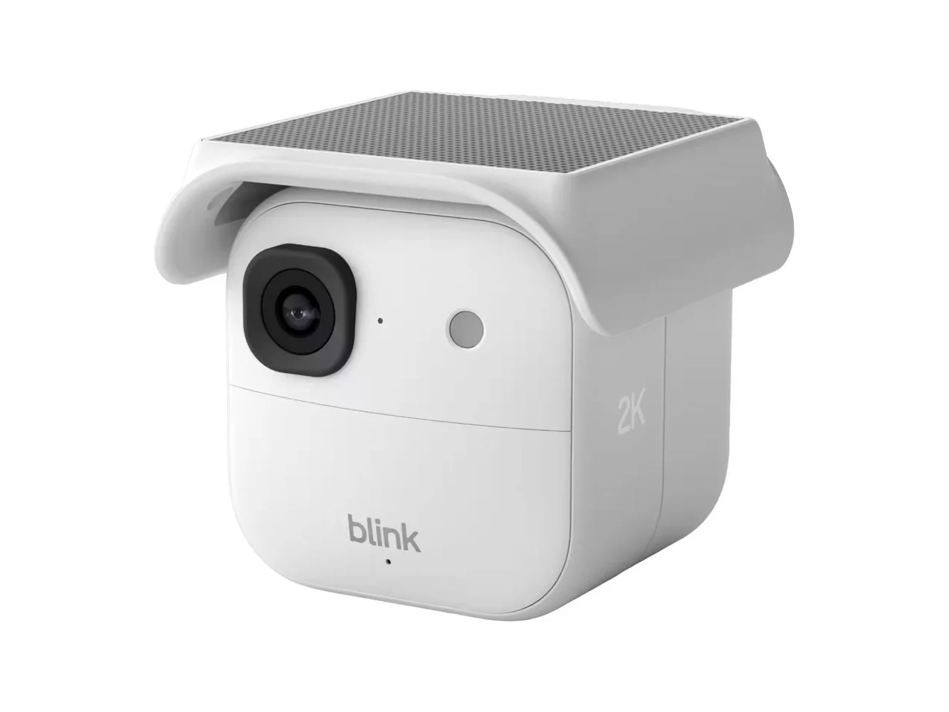 **Blink - Solaris 2K+ — Solar-powered wireless smart security camera, runs in as little as 45 minutes of direct sun, Add on - White**