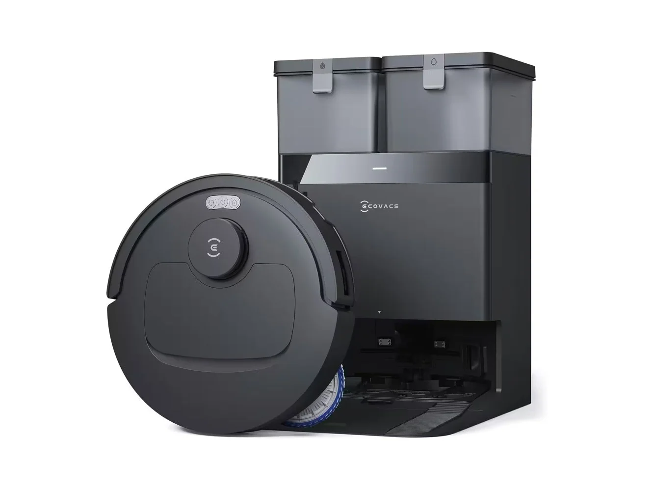 **ECOVACS Robotics - DEEBOT T30C Robot Vacuum & Mop, 20,000Pa, ZeroTangle 3.0, TruEdge 2.0, Auto-Lift, 167Β°F Hot-Wash 8-in-1 OMNI Station - Black**