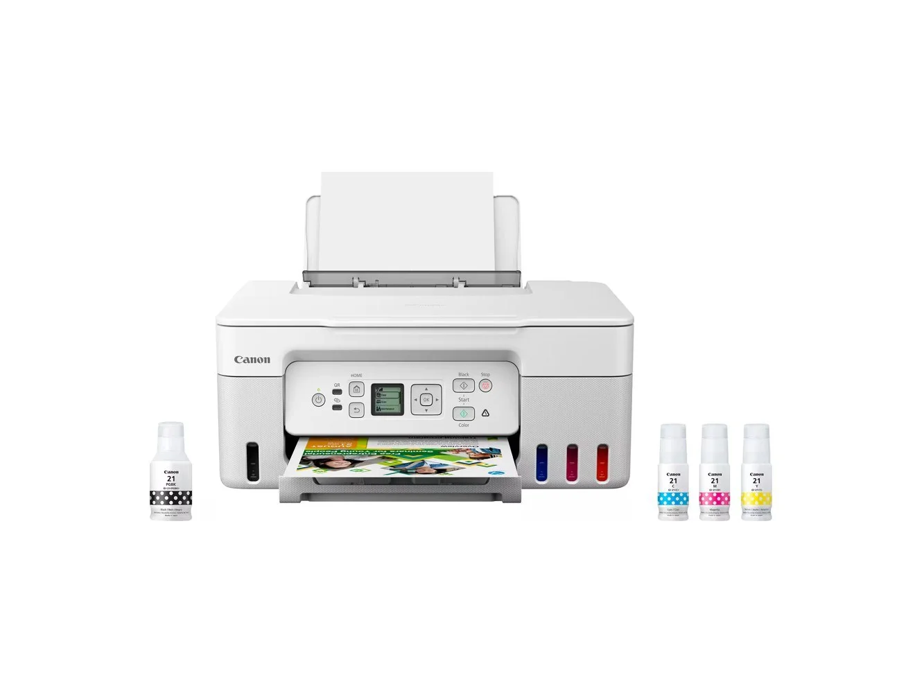**Canon - PIXMA Megatank G3270 Wireless All-In-One Supertank Inkjet Printer - White**