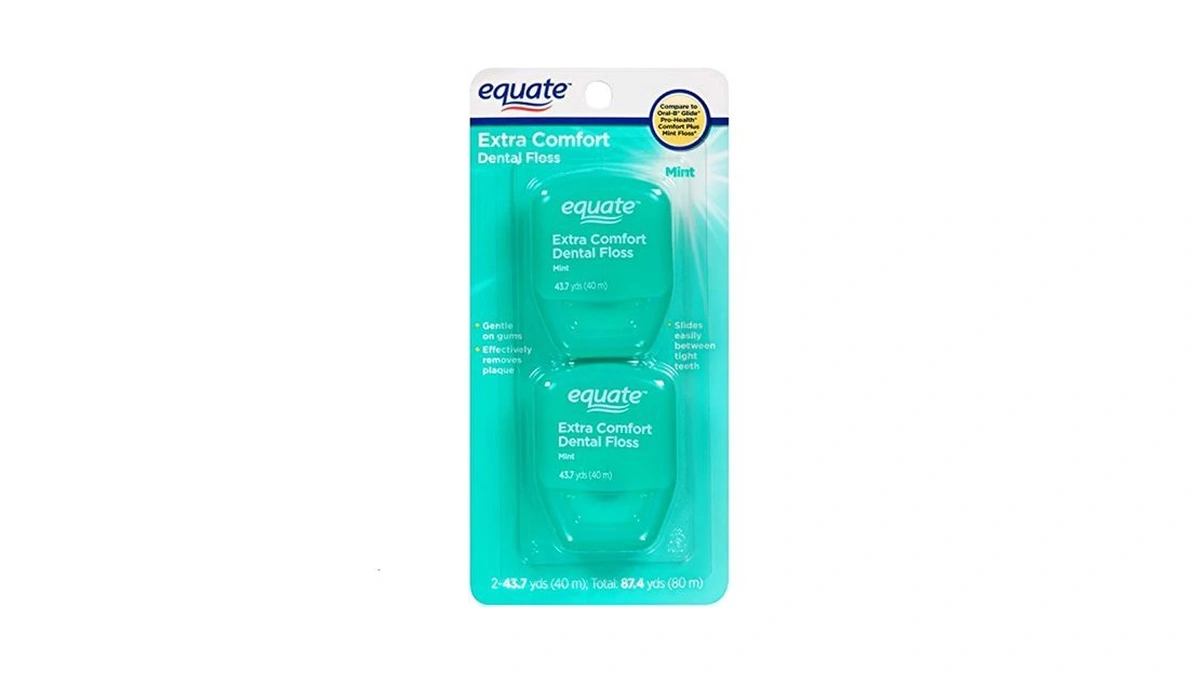 Equate Extra Comfort Mint Dental Floss