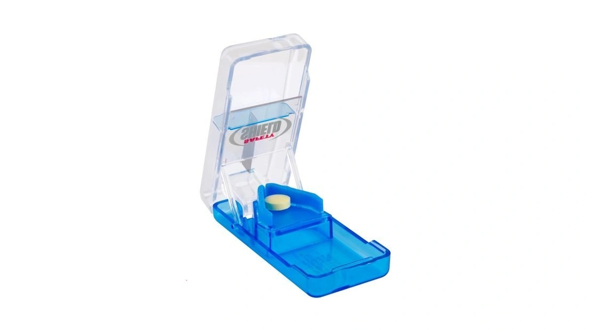 Ezy Dose Pill Cutter, Safety Shield, Stainless Steel Blade, Color