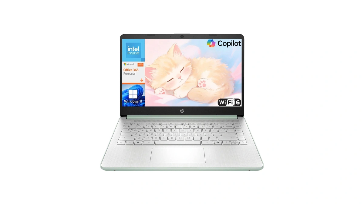 Hp Essential Laptop 2026, Intel Cpu, 128gb Storage, Office 365,