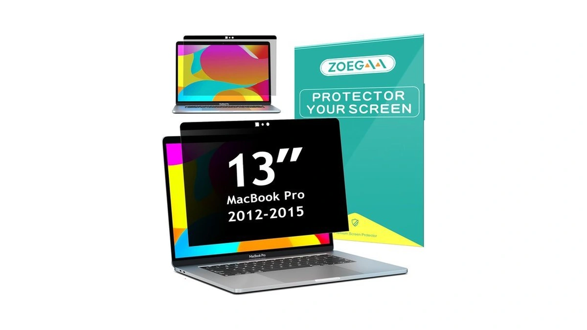 Zoegaa Privacy Screen Macbook Pro 13 Inch (2012-2015), Magnetic Removable