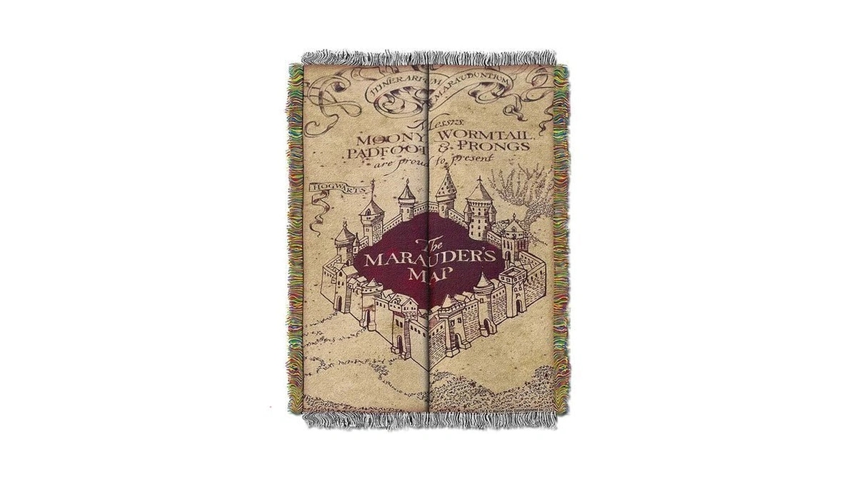 Northwest Harry Potter Woven Tapestry Throw Blanket, Designer Home Décor,