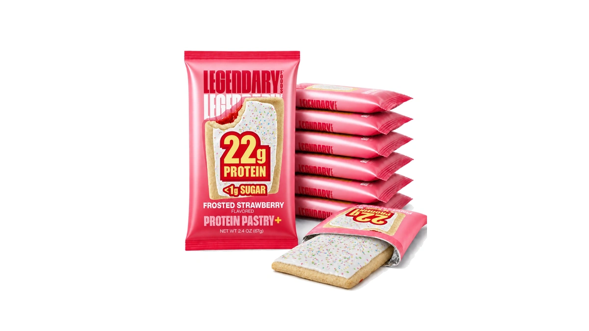 Legendary Foods High Protein Pastry, Strawberry, Low Carb/low Sugar Snack