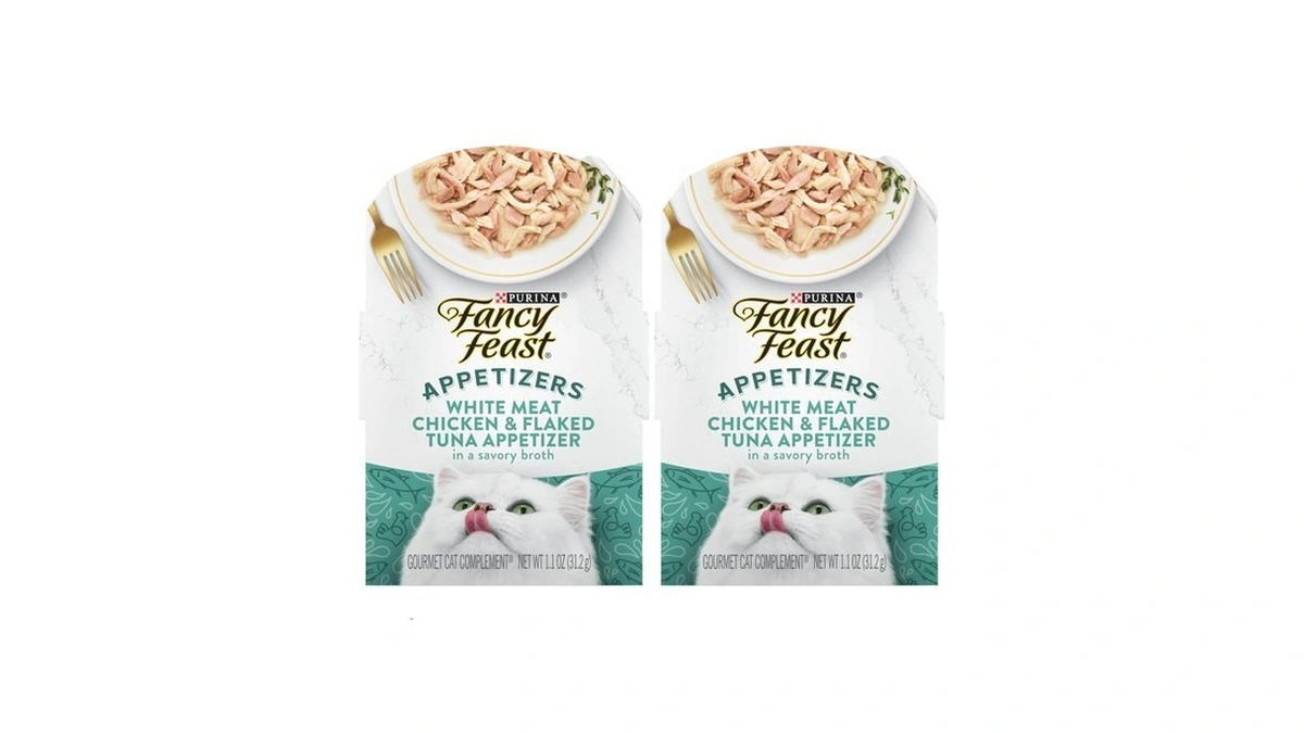 Fancy Feast Purina Appetizers Lickable Grain Free Wet Cat Food
