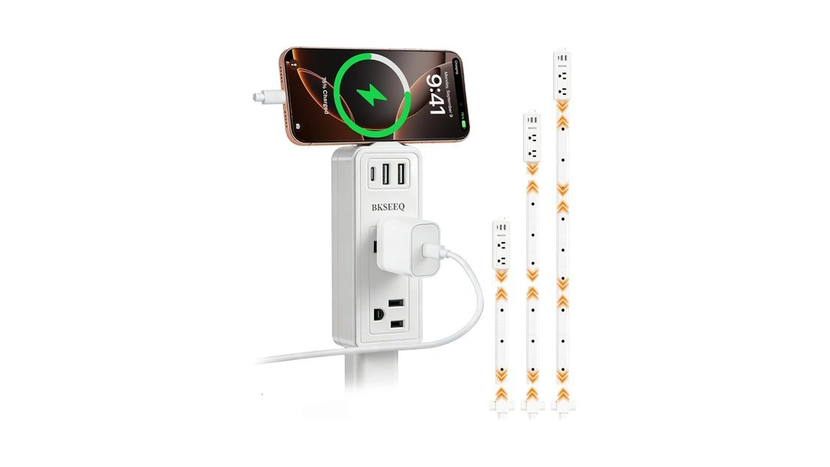 Extendable Outlet, Electrical Outlet Extender Stick With 1 Usb-c &
