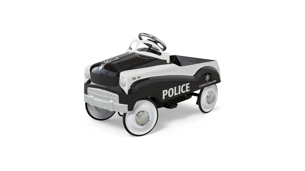 Kid Trax Classic Police Car Toy, Kids Police Car Ride-on,