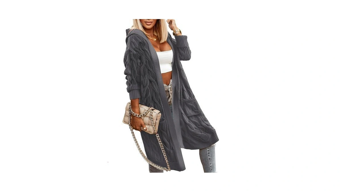 Wiffgo Cable Knit Cardigan Sweaters For Women 2026 Fall Winter