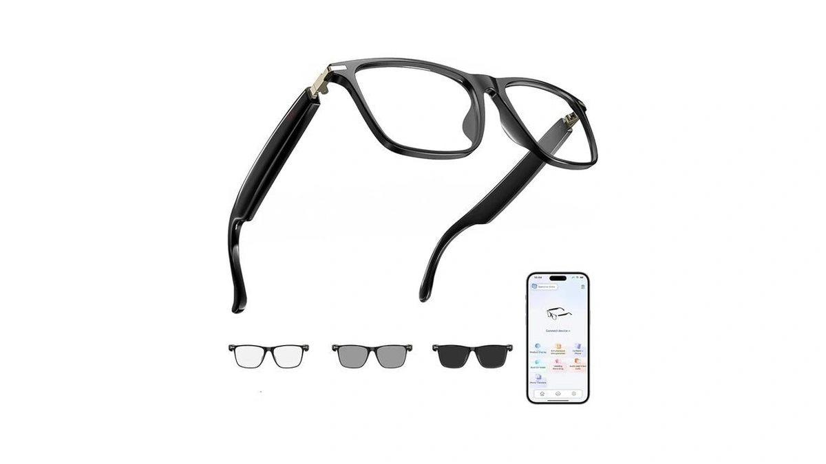 Shovira Ai Translation Smart Glasses With 138 Languages, Bluetooth Glasses