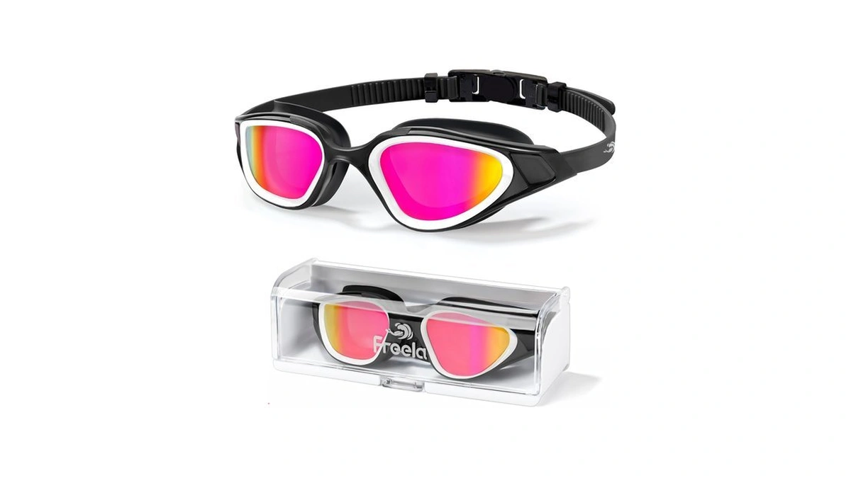 Polarized Unisex Adult Swim Goggles Beach Glasses Anti Fog Uv