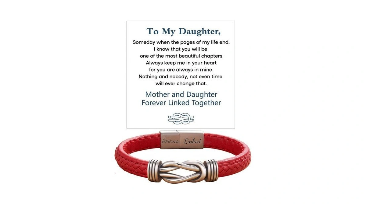 Liu Jun Mother And Daughter Forever Linked Together Braided Leather