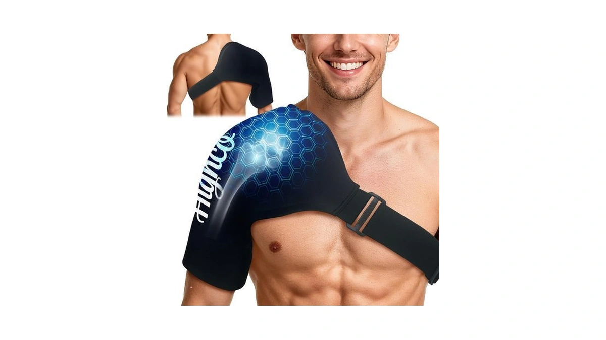 Shoulder Ice Pack Wrap For Rotator Cuff And