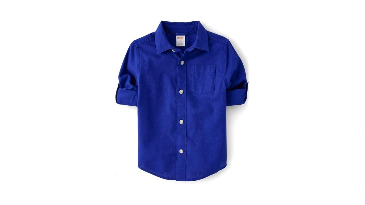Gymboree,and Toddler Long Sleeve Button Up Shirts,navy Narrows,2t