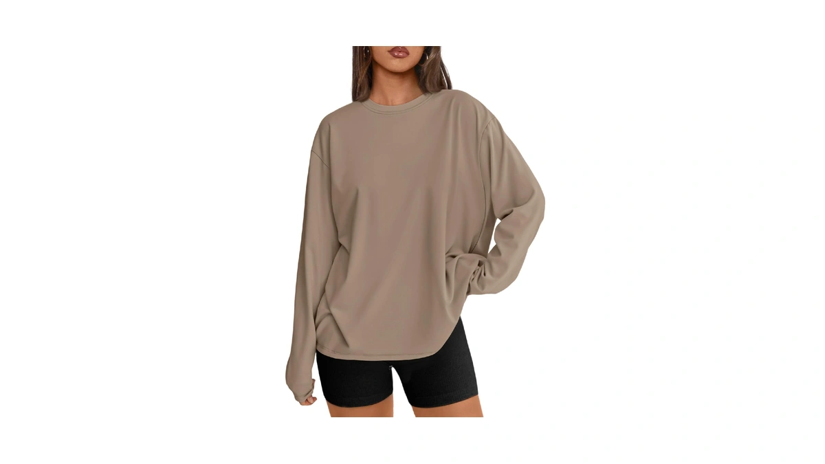 Trendy Queen Womens Oversized Long Sleeve Shirts Fall Tops 2026