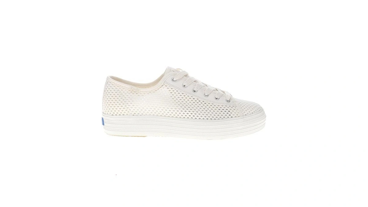 Keds Women's Triple Kick Sneaker - Beige - Size 6