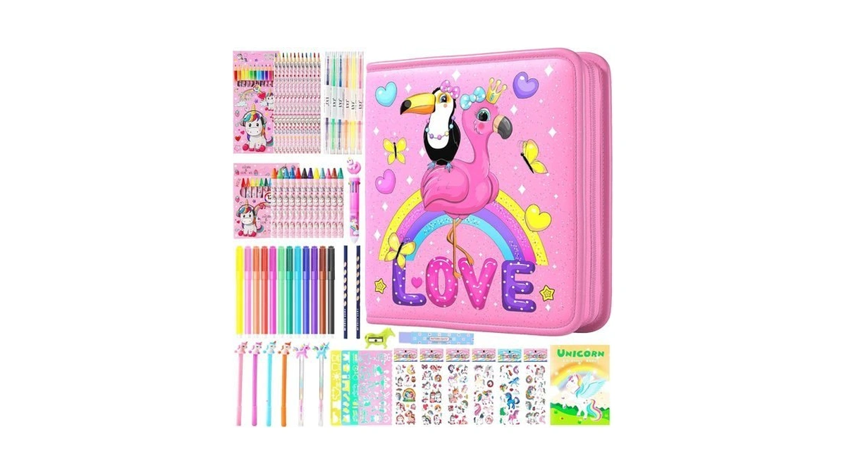 Dokkia Fruit Scented Coloring Pens Markers Set 65 Pcs Art