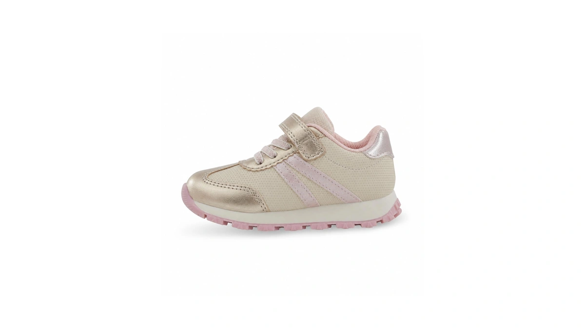 Simple Joys By Carter's Unisex-child Bailey Sneaker, Gold, Size 4
