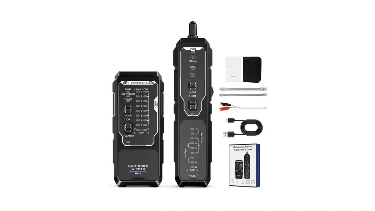 Rycyonix Network Cable Tester, Rj45 Rj11 Wire Tracer & Ethernet