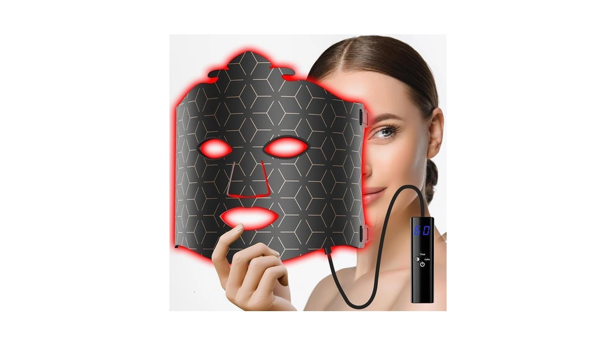 Gelpal 7-1 Colors Led Facial Skin Care Mask,red Light Mask
