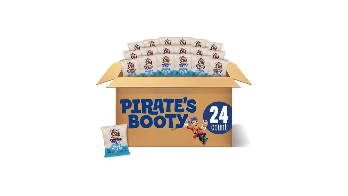 Pirate's Booty Aged White Cheddar Cheese Puffs Bags, .5 Oz