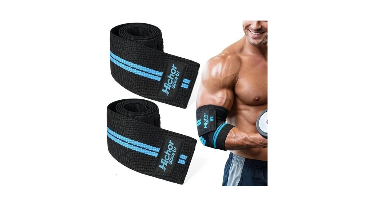 Elbow Wraps For Weightlifting, 47" Adjustable Elbow Strap For Women
